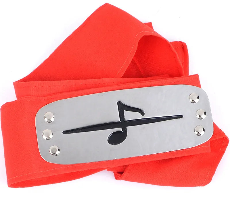 Akatsuki Kakashi Konoha Headband Cosplay Costumes Accessories Itachi Akatsuki Armband Toys Props Anime Figure Model Gift