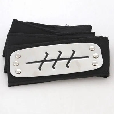 Akatsuki Kakashi Konoha Headband Cosplay Costumes Accessories Itachi Akatsuki Armband Toys Props Anime Figure Model Gift