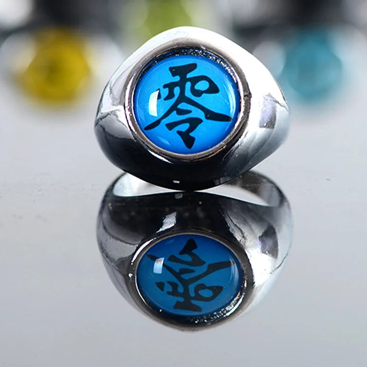 Japanese Anime Cosplay Luminous Ring Akatsuki Ladies Ring Men's Ring Accessories Props Finger Decoration Anillos Akatsuki Itachi