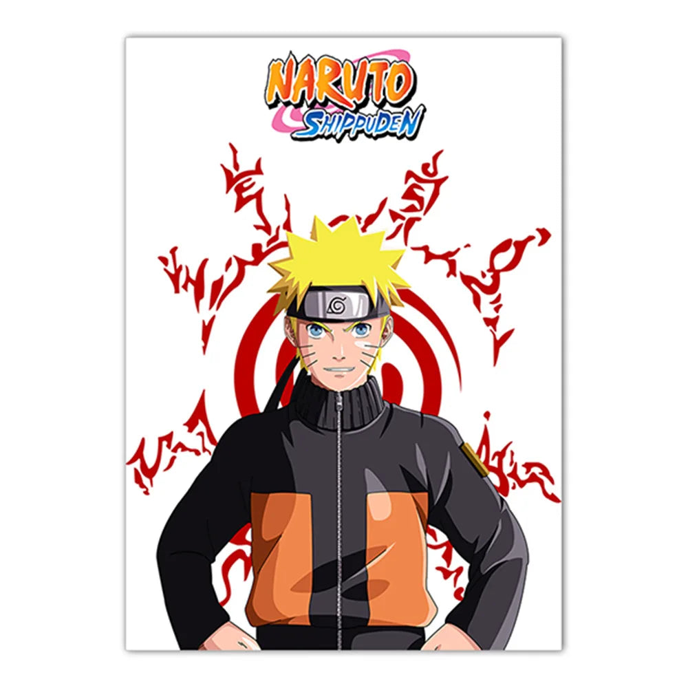 Naruto Poster Japanese Anime Naruto Sasuke HD Decorative Painting Frameless Canvas Painting Home Wall Decoration