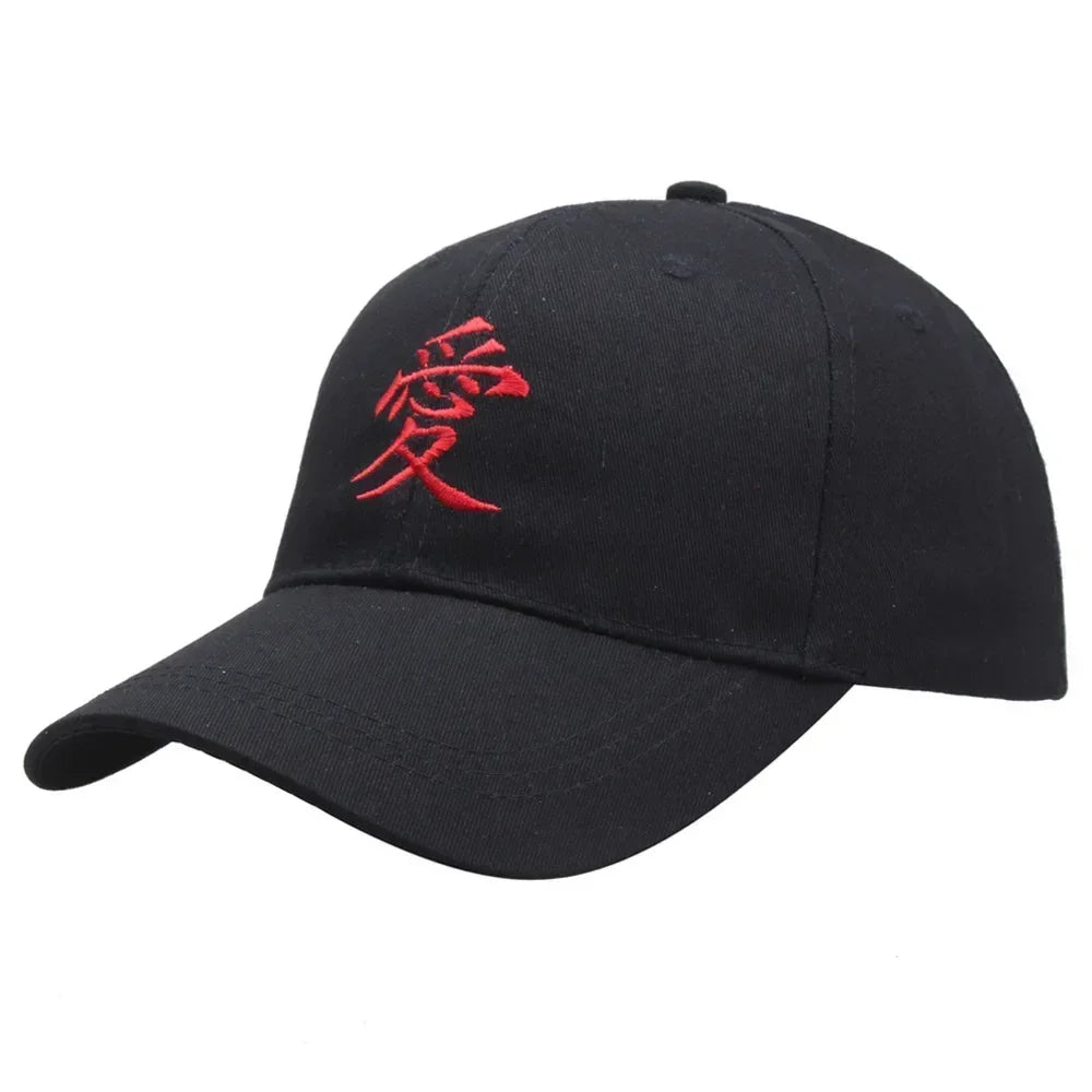 Unisex Embroidered Baseball Hat Adjustable Sun Visor Hat Uzumaki Akatsuki Duck Tongue Anime Cosplay