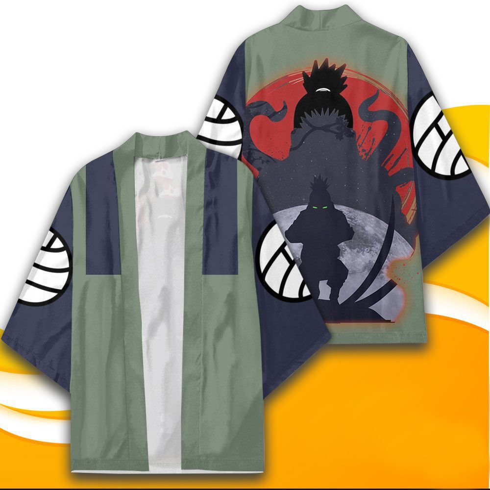 Naruto Anime Peripheral Set Yuori Kimono Jacket Naruto Li Locke Suit Bathrobe Two-Dimensional Cloak Pajamas