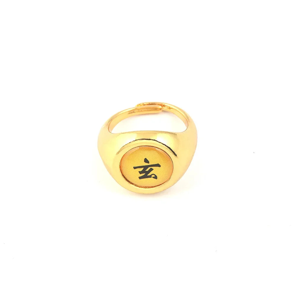 Japanese Anime Cosplay Ring Akatsuki Ladies Ring Men's Ring Accessories Props Finger Decoration Anillos Akatsuki Itachi