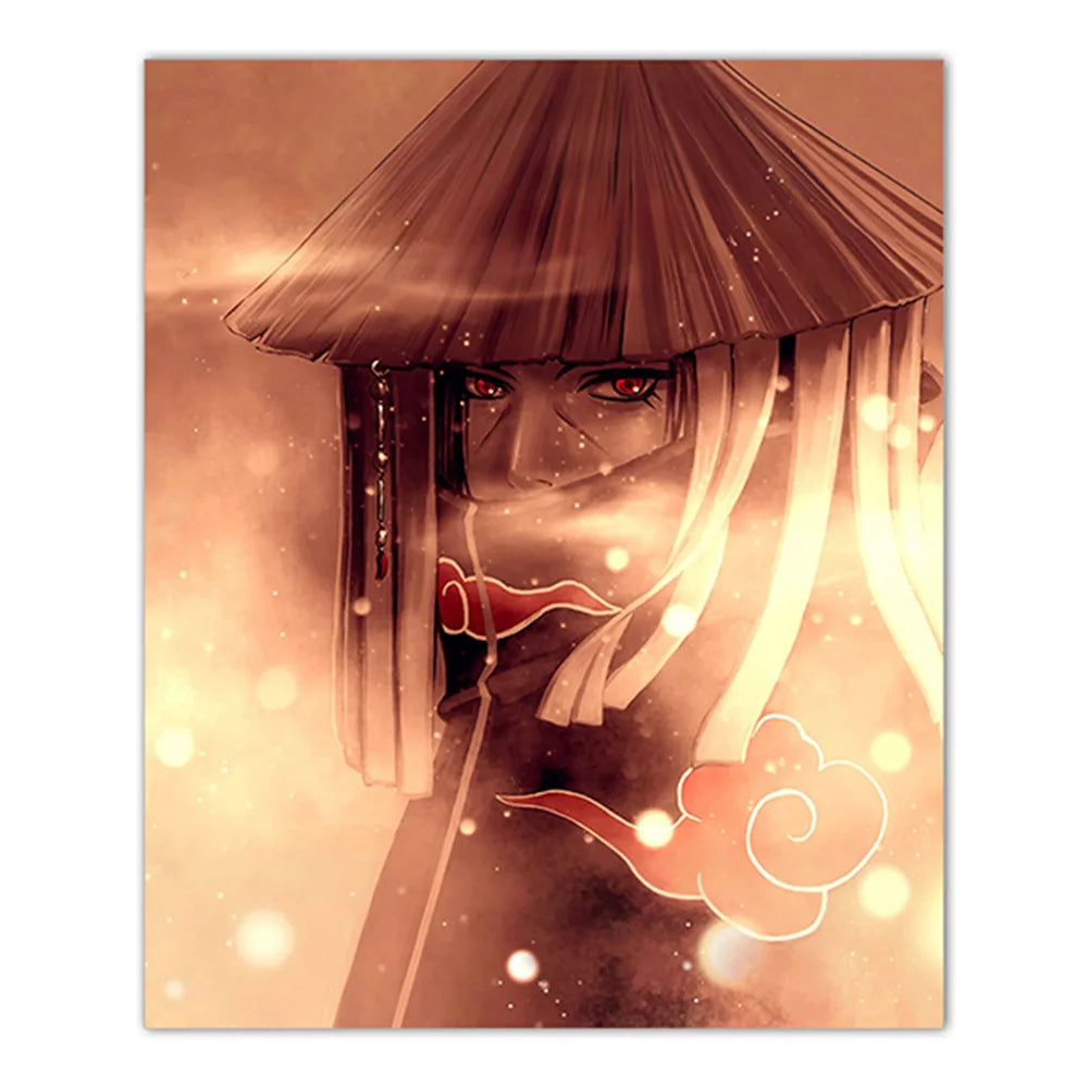 Naruto Poster Japanese Anime Naruto Sasuke HD Decorative Painting Frameless Canvas Painting Home Wall Decoration