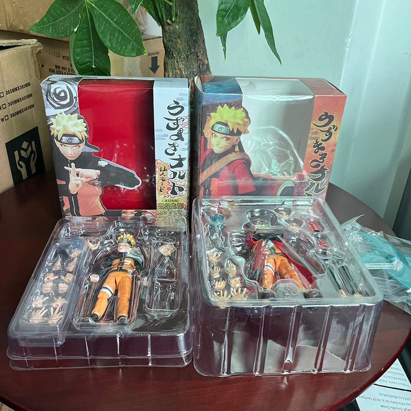 Anime Uzumaki Naruto Figure SHF Fairy Mode Cartoon NARUTO Shippuden 14cm Action Figure Model Joint Movable Toys Birthday Gifts