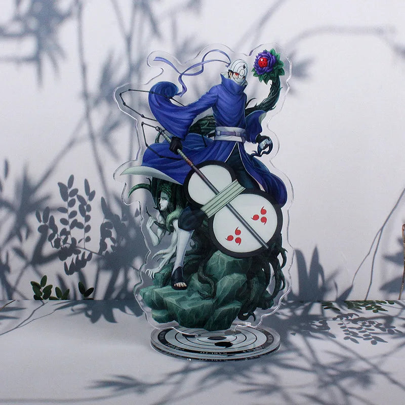 41Style Acrylic Stand Figure Hatake Kakashi Uzumaki Uchiha Sasuke Haruno Sakura Orochimaru Gaara 3D Model For Kid