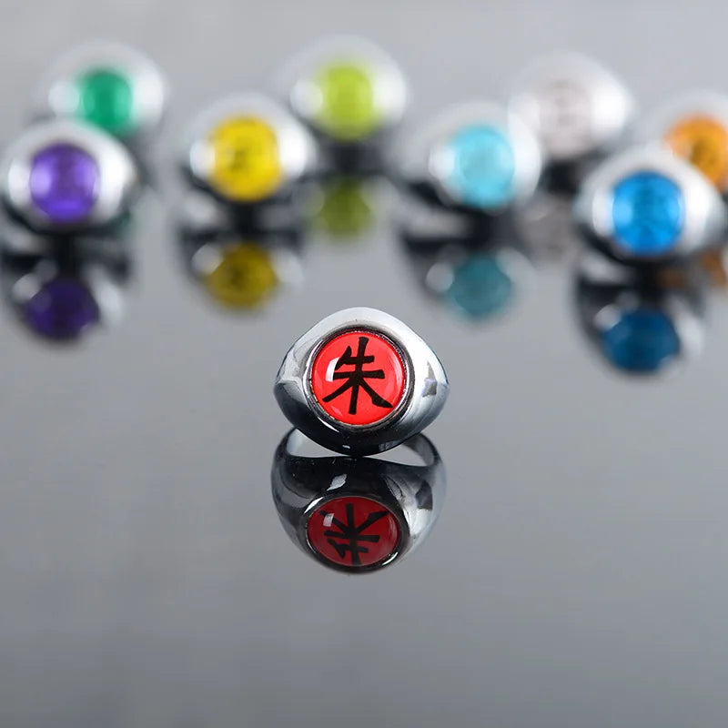 Akatsuki Cosplay Accessories Uchiha Itach Pain Zetsu Konan Kakuzu Sasori Deidara Orochimaru Hidan Metal Pendants Action Figure