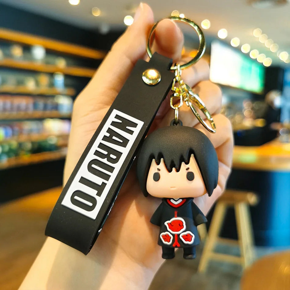 Naruto Cute Doll Pendant Anime Figures Kawaii Uzumaki Q Version Naruto Backpack Keychain Bag Keyring Pendant Birthday Gifts