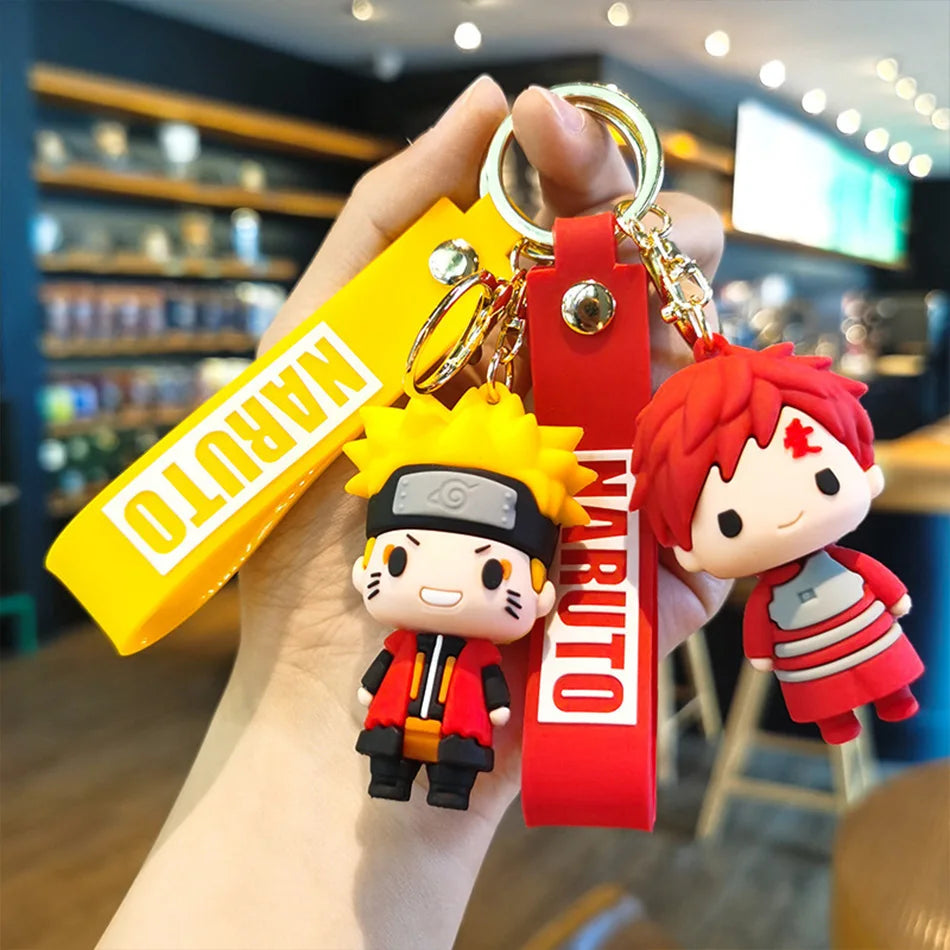 Naruto Cute Doll Pendant Anime Figures Kawaii Uzumaki Q Version Naruto Backpack Keychain Bag Keyring Pendant Birthday Gifts