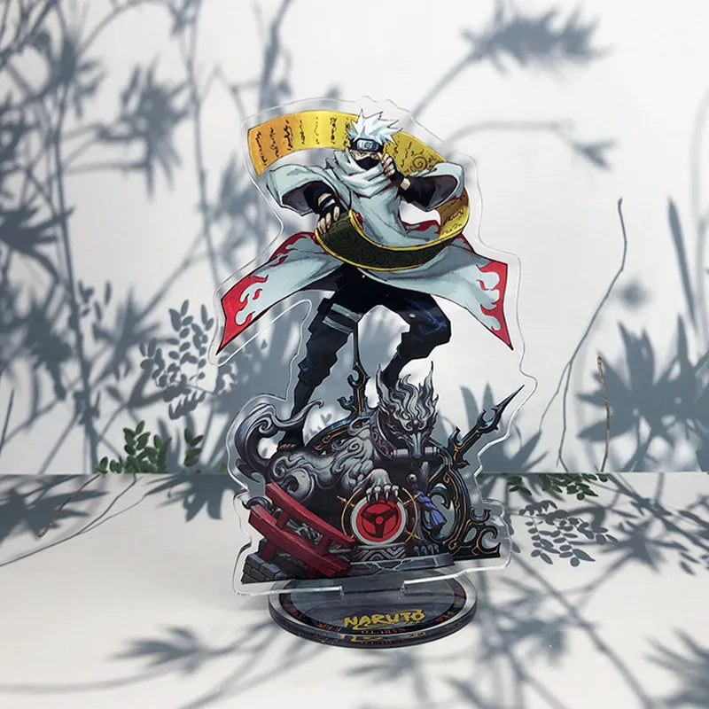 41Style Acrylic Stand Figure Hatake Kakashi Uzumaki Uchiha Sasuke Haruno Sakura Orochimaru Gaara 3D Model For Kid