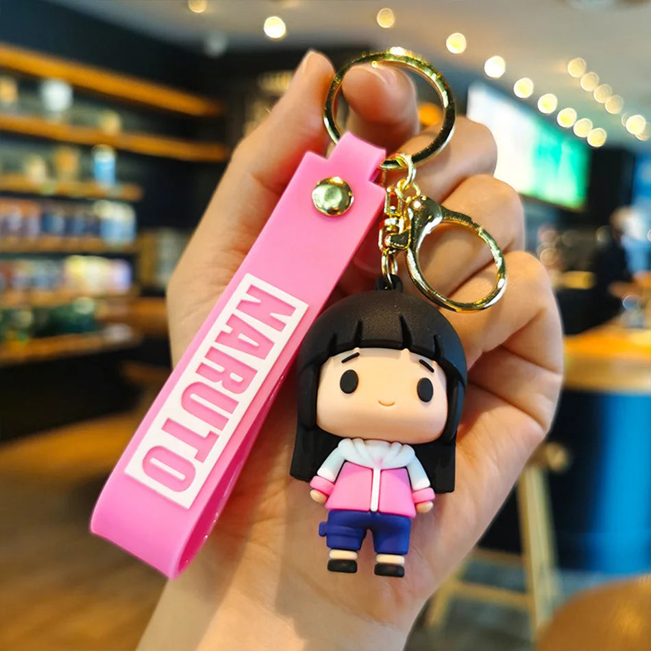Naruto Cute Doll Pendant Anime Figures Kawaii Uzumaki Q Version Naruto Backpack Keychain Bag Keyring Pendant Birthday Gifts