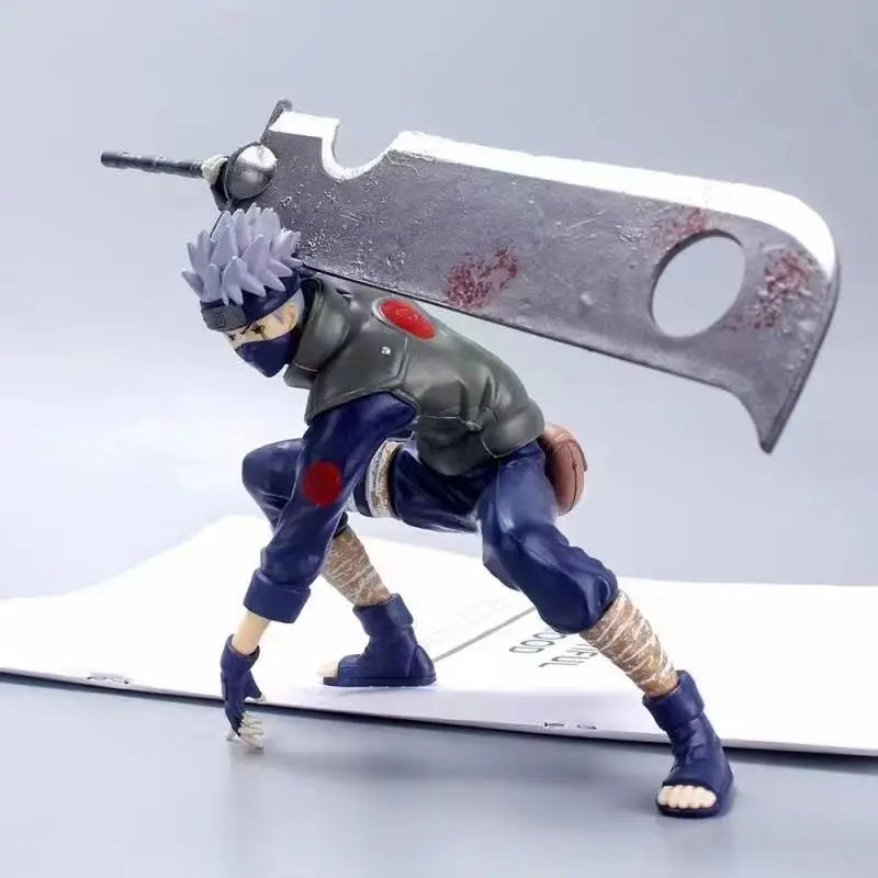 Anime Naruto Figure NARUTO Kakashi Figures Action Figure Accessories Car Ornaments Cartoon Kids Toys Gifts