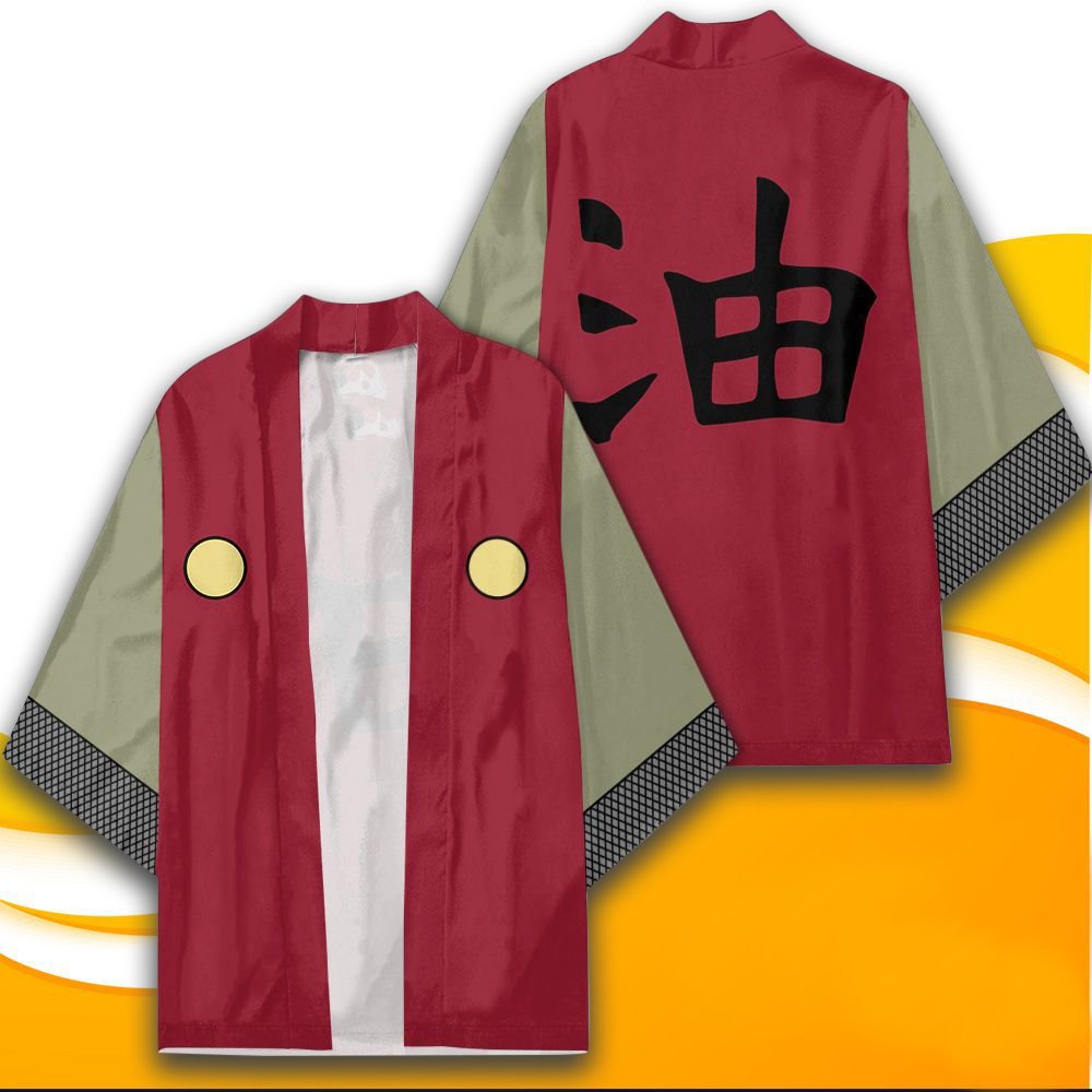 Naruto Anime Peripheral Set Yuori Kimono Jacket Naruto Li Locke Suit Bathrobe Two-Dimensional Cloak Pajamas