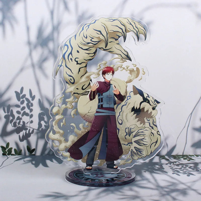 41Style Acrylic Stand Figure Hatake Kakashi Uzumaki Uchiha Sasuke Haruno Sakura Orochimaru Gaara 3D Model For Kid