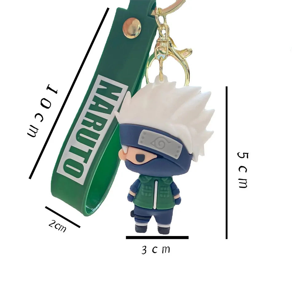 Naruto Cute Doll Pendant Anime Figures Kawaii Uzumaki Q Version Naruto Backpack Keychain Bag Keyring Pendant Birthday Gifts