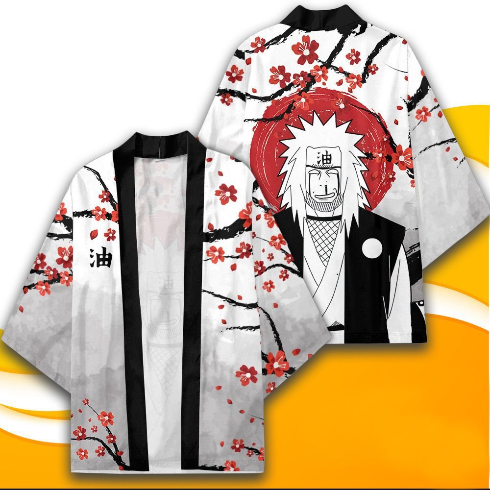 Naruto Anime Peripheral Set Yuori Kimono Jacket Naruto Li Locke Suit Bathrobe Two-Dimensional Cloak Pajamas