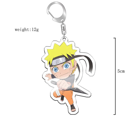 40Style Uzumaki Uchiha Sakura Gaara Obito Itachi Madara Hatake Kakashi Anime Figures Acrylic Keychains Fans Gift