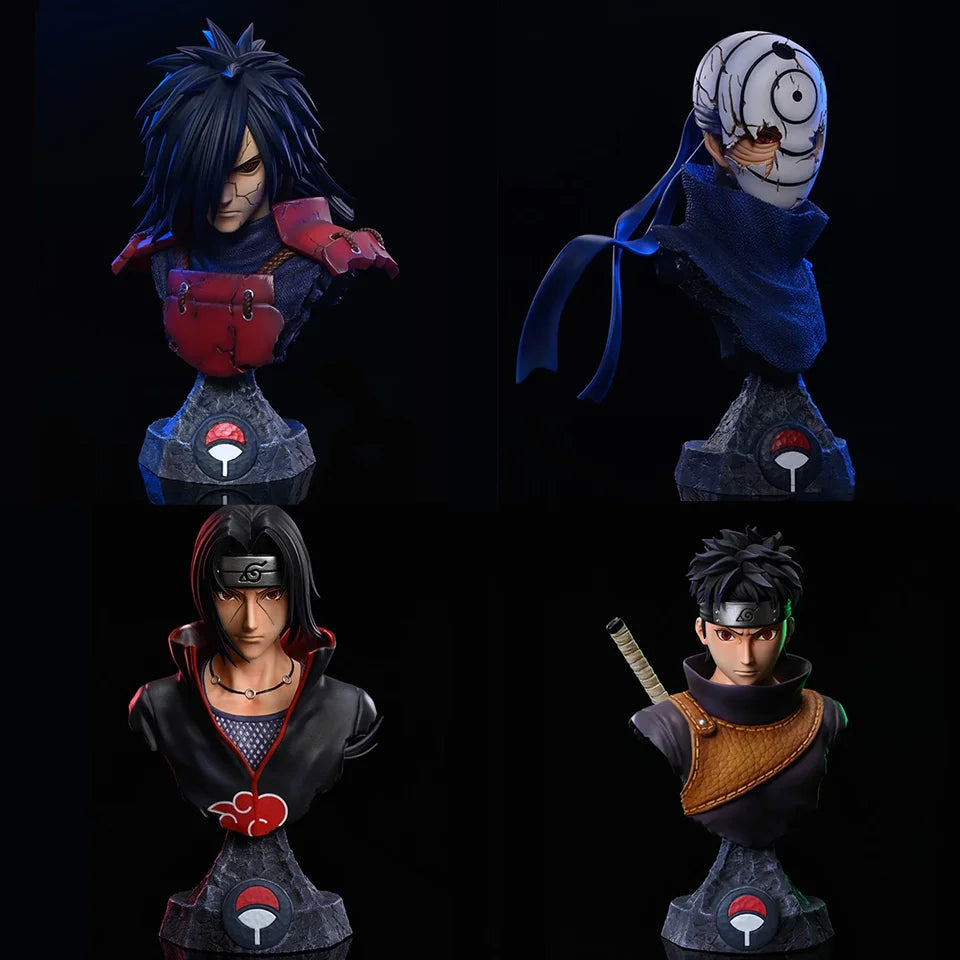 Anime NARUTO Figure GK Modle Toys Uzumaki Naruto Madara Obito Sasuke 1/4 Action Figure Anime Dolls