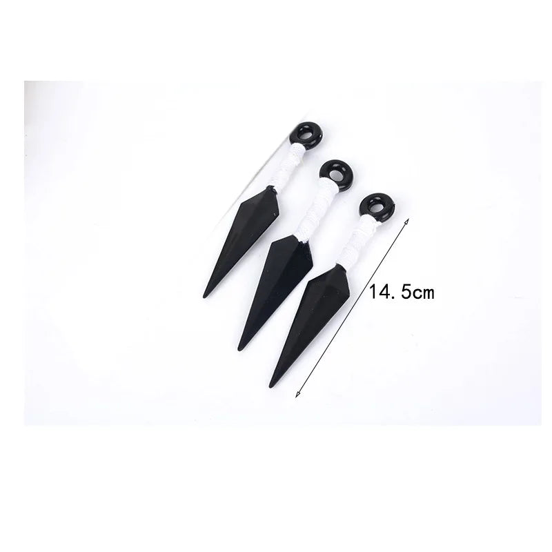 Anime Akatsuki Hatake Kakashi Shuriken Uchiha Itachi Cosplay Accessories Props Plastic Collection Toys Halloween Gifts