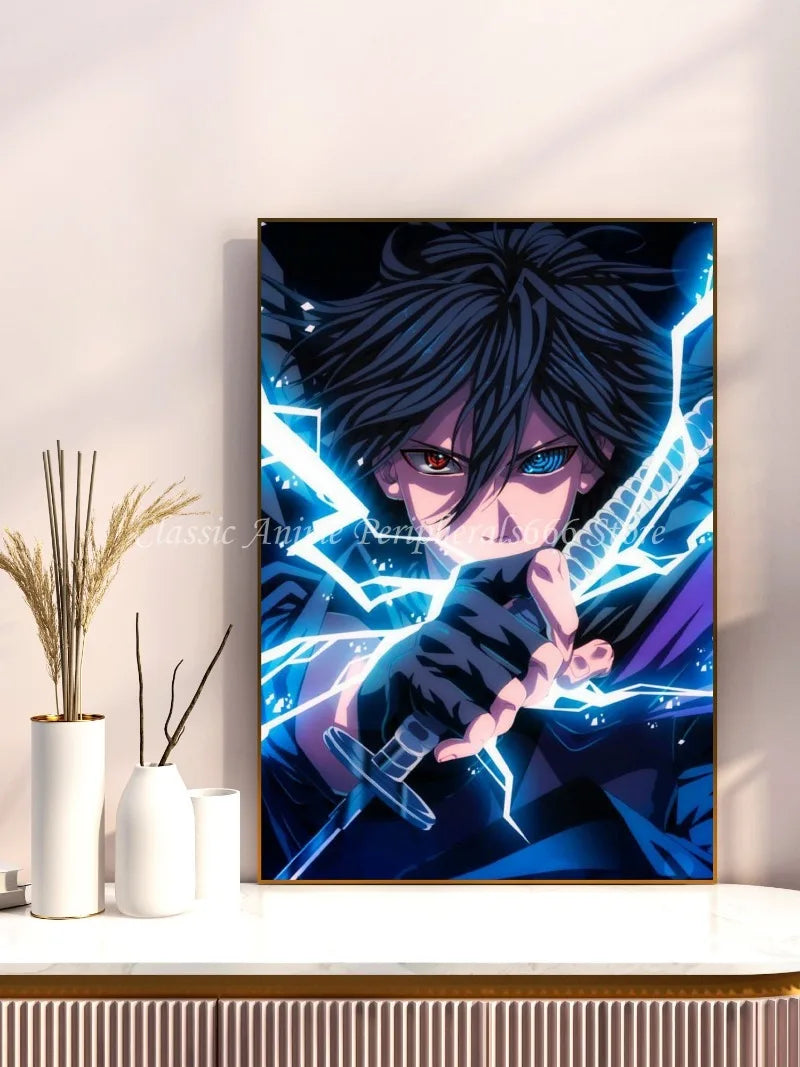 Naruto Anime Decoration Painting Naruto Kakashi Uchiha Itachi Xiao Organizes Posters, Entrance Paintings, Murals