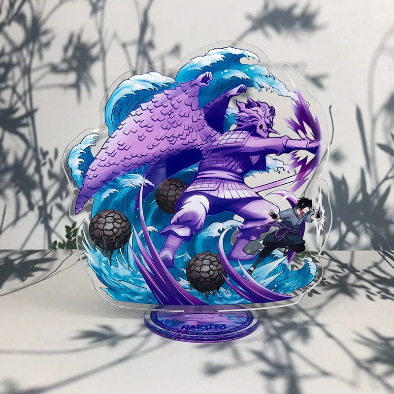 41Style Acrylic Stand Figure Hatake Kakashi Uzumaki Uchiha Sasuke Haruno Sakura Orochimaru Gaara 3D Model For Kid