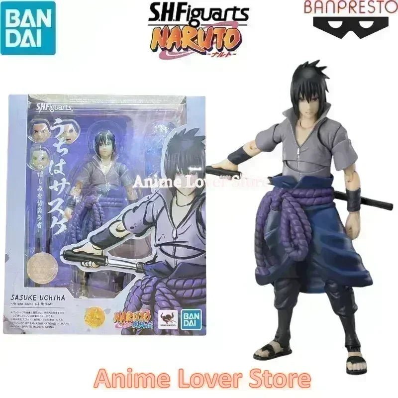 Bandai SHFiguarts SHF Naruto Uzumaki Naruto Uchiha Sasuke Madara Haruno Sakura Hatake Kakashi Jiraiya Orochimaru Anime Figures