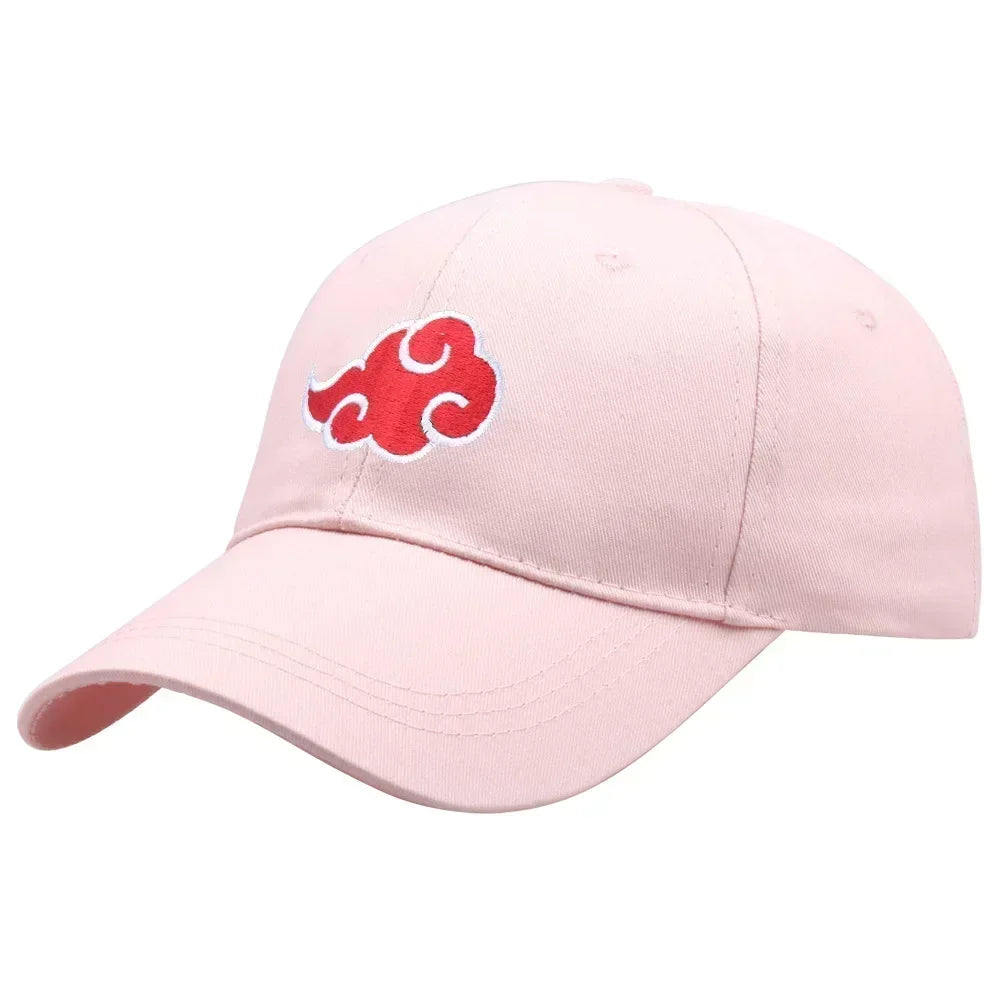 Unisex Embroidered Baseball Hat Adjustable Sun Visor Hat Uzumaki Akatsuki Duck Tongue Anime Cosplay