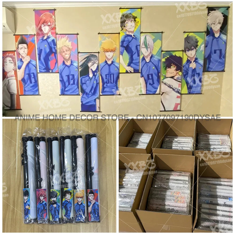 Naruto Posters Scroll Wall Decor Uchiha Itachi Home Pictures Haruno Sakura Anime Hanging Nara Shikamaru Art Paintings Orochimaru