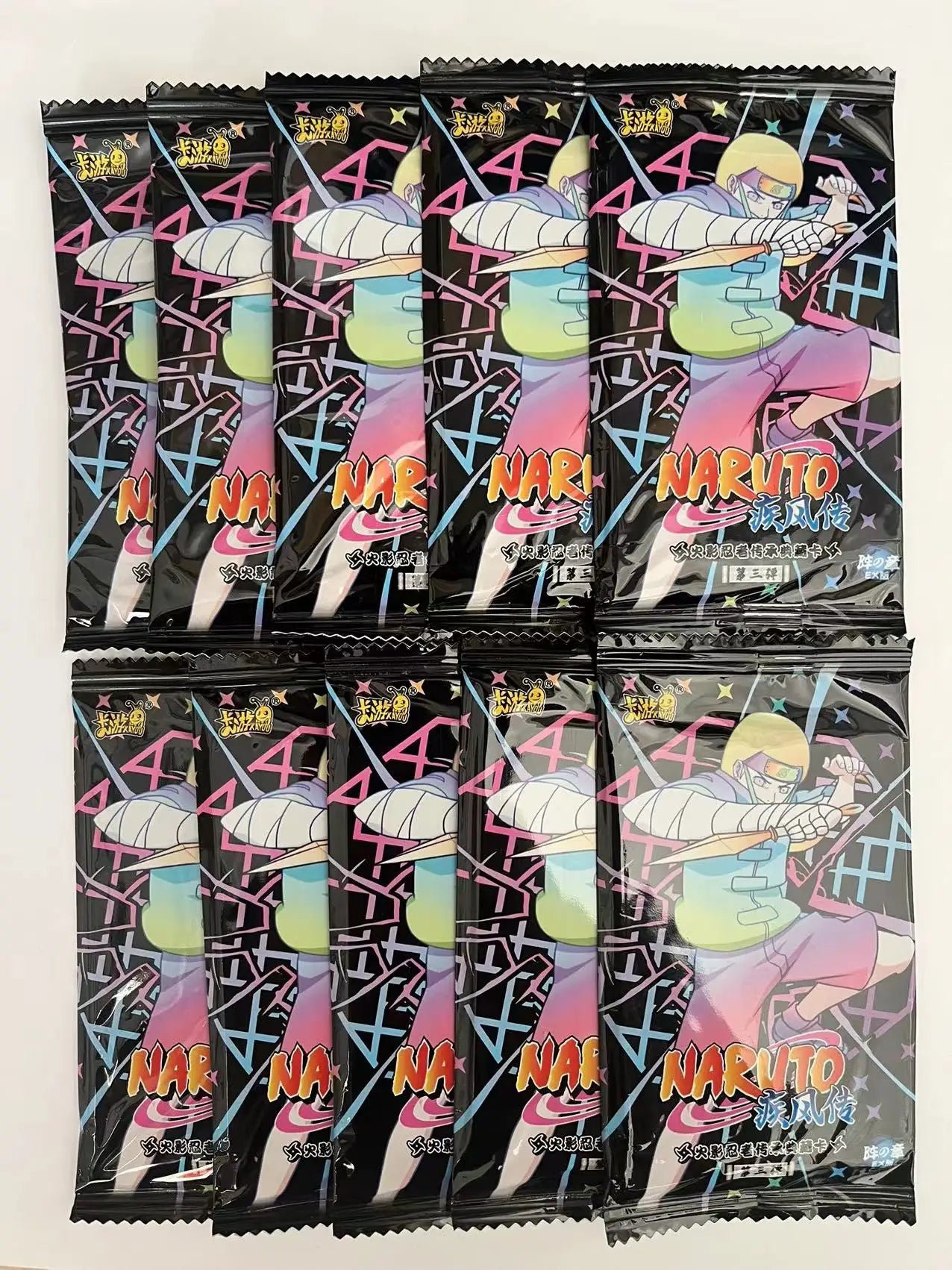 The New KAYOU Naruto Card The Chapter of Soldiers Naruto Bronzing Inheritance Collection BP Card Children's Gift Collection Card