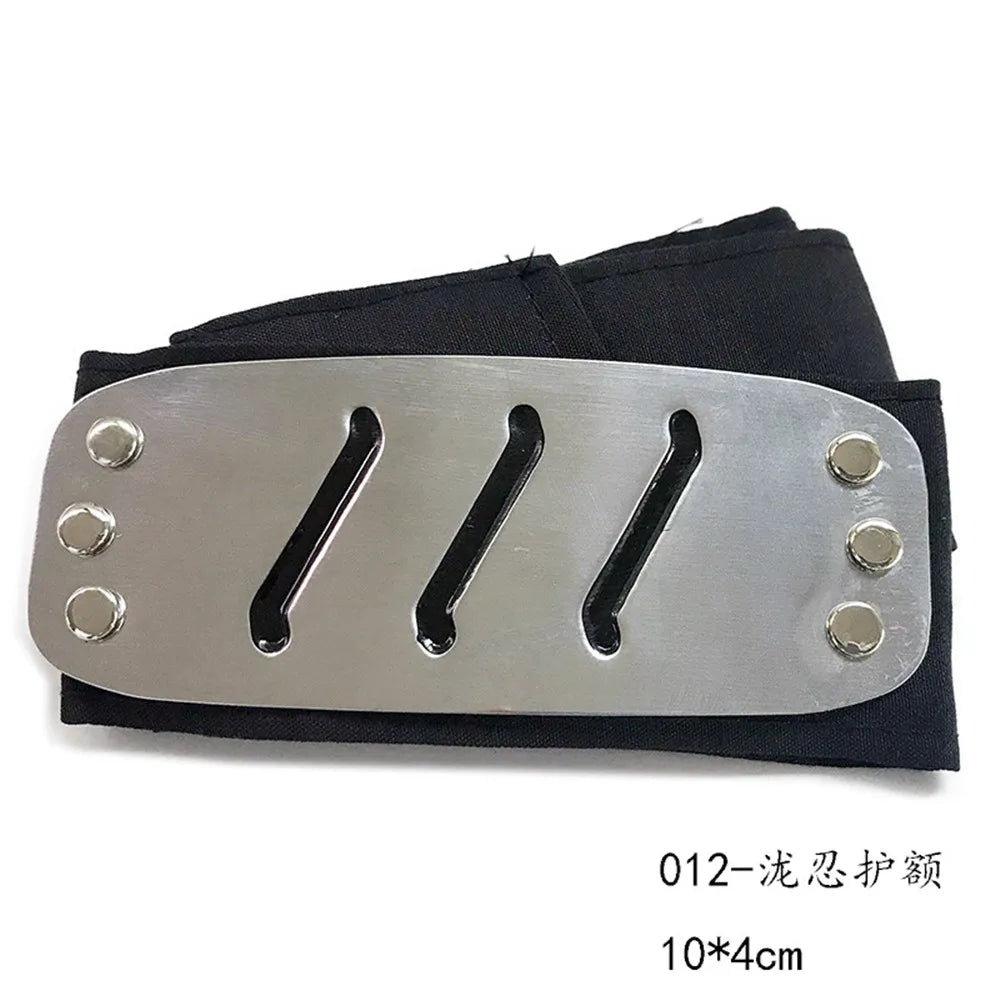 Anime Akatsuki Kakashi Konoha Headband Cosplay Costumes Accessories Itachi Akatsuki Armband Toys Props Figure Model Gift