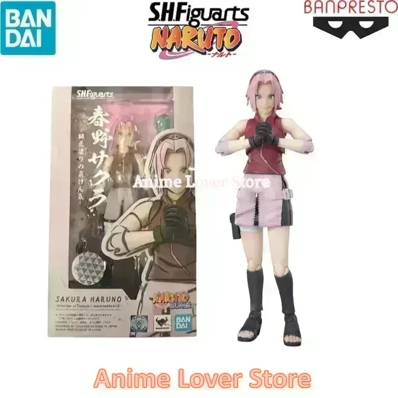 Bandai SHFiguarts SHF Naruto Uzumaki Naruto Uchiha Sasuke Madara Haruno Sakura Hatake Kakashi Jiraiya Orochimaru Anime Figures