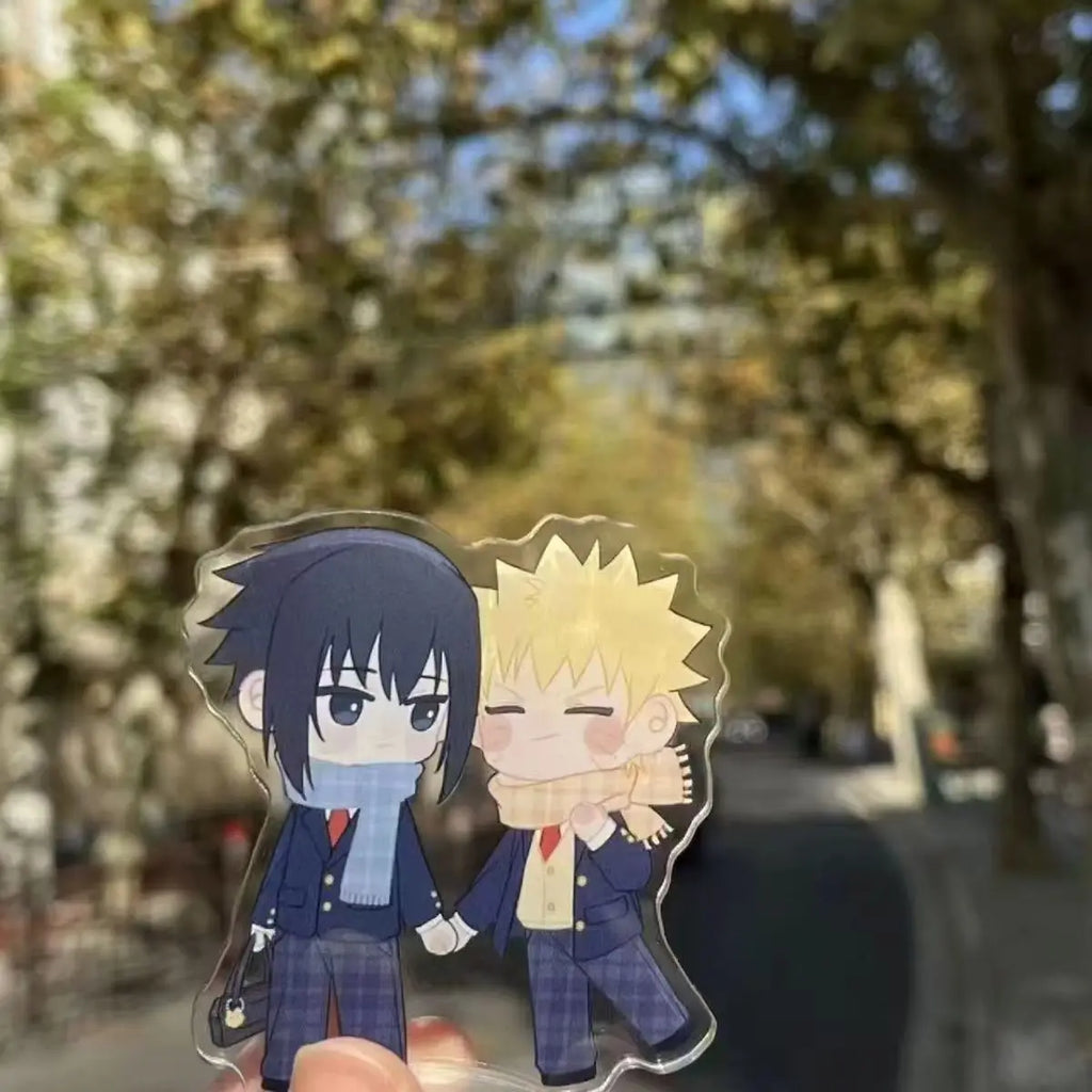 NARUTO Acrylic Stand Figure Uzumaki Naruto Uchiha Sasuke Anime Peripherals Cute Originality Good-looking Desktop Ornament New