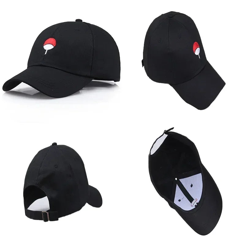 Unisex Embroidered Baseball Hat Adjustable Sun Visor Hat Uzumaki Akatsuki Duck Tongue Anime Cosplay