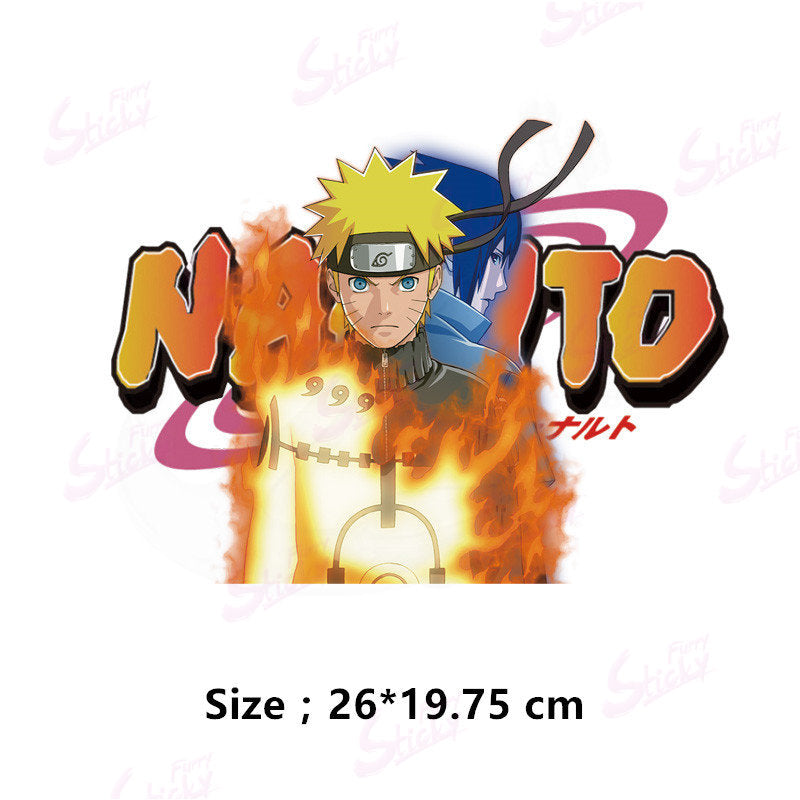 Cool NARUTO Poster Sticker Akatsuki Sasuke Anime Sticker Waterproof Sunscreen Laptop Window Trunk Sticker