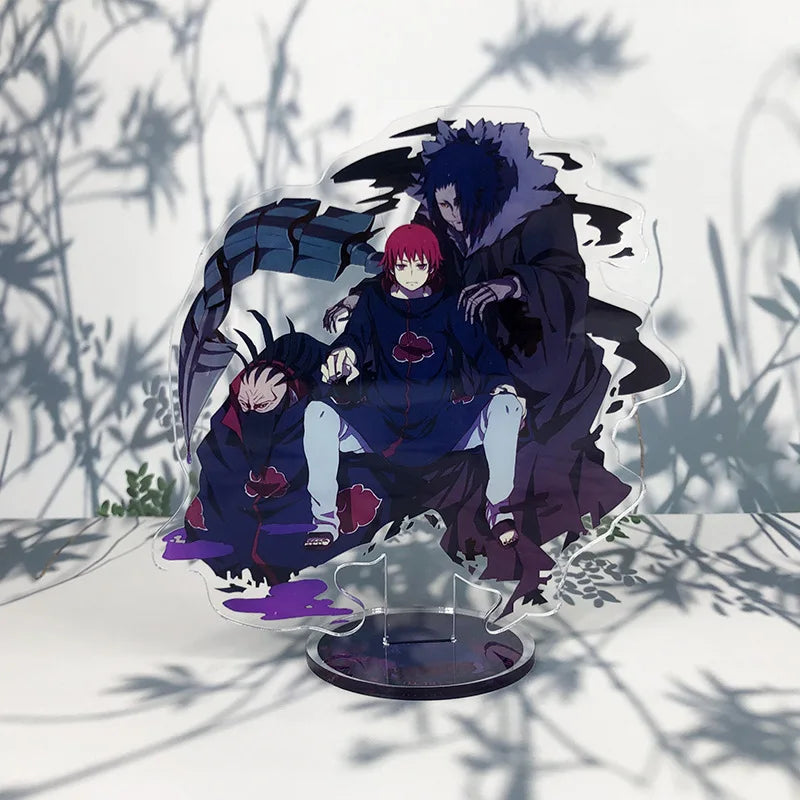 41Style Acrylic Stand Figure Hatake Kakashi Uzumaki Uchiha Sasuke Haruno Sakura Orochimaru Gaara 3D Model For Kid