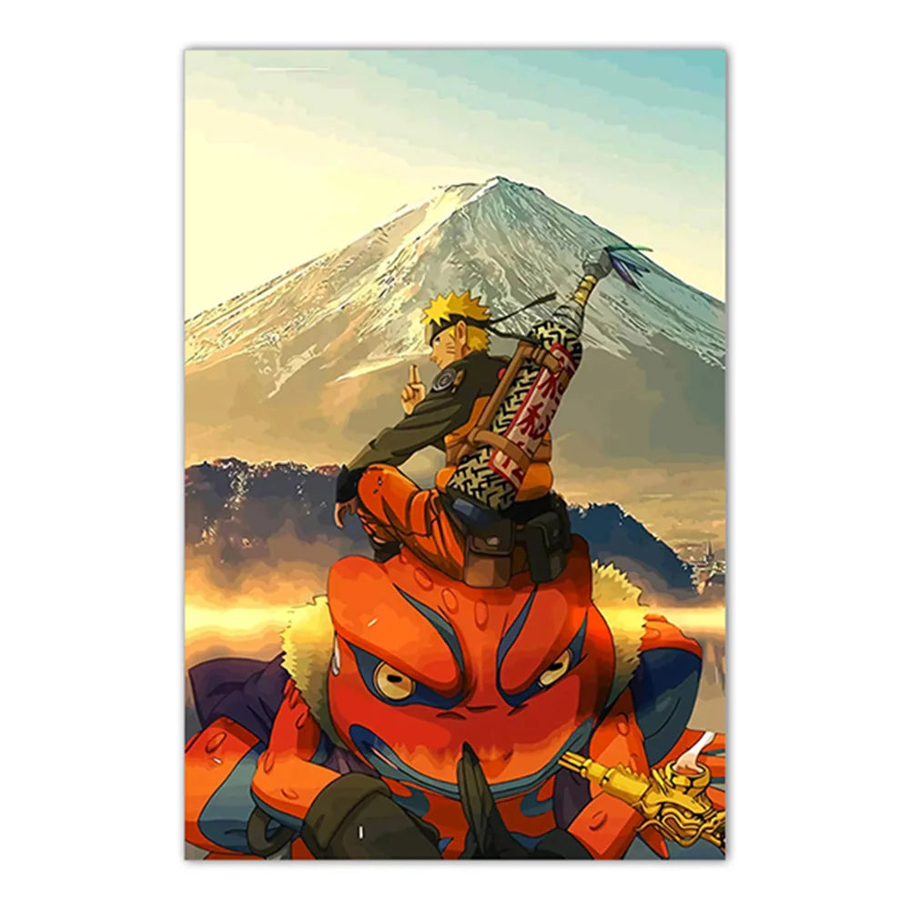 Naruto Poster Japanese Anime Naruto Sasuke HD Decorative Painting Frameless Canvas Painting Home Wall Decoration