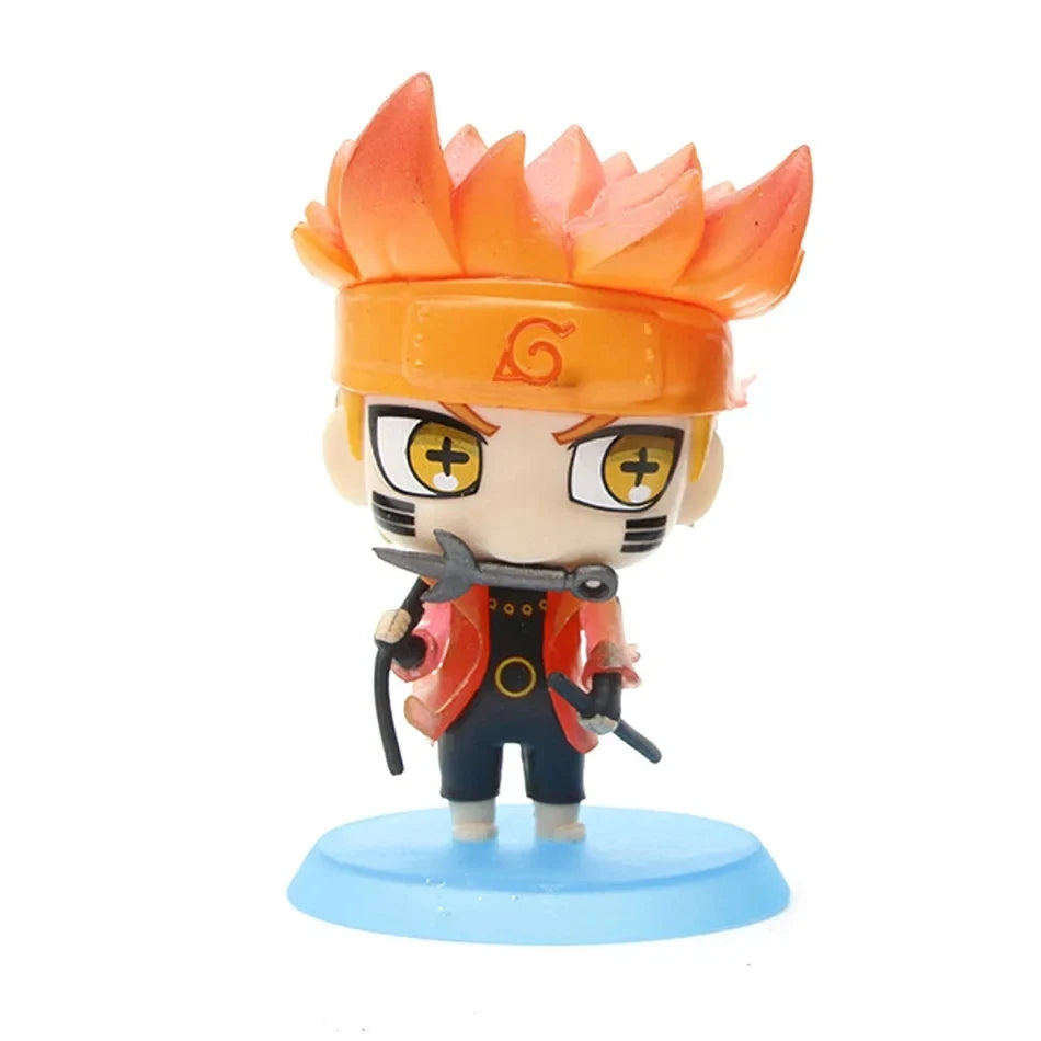 Anime Naruto Figure Toy Set Uzumaki Naruto Uchiha Sasuke Action Anime Model PVC Statue figurine Collectible Toys