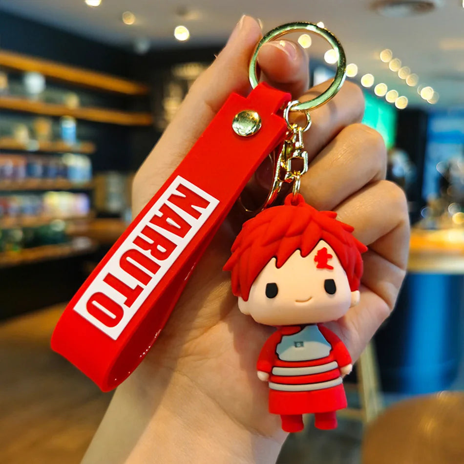 Naruto Cute Doll Pendant Anime Figures Kawaii Uzumaki Q Version Naruto Backpack Keychain Bag Keyring Pendant Birthday Gifts