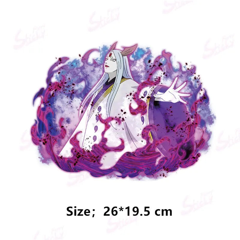 Cool NARUTO Poster Sticker Akatsuki Sasuke Anime Sticker Waterproof Sunscreen Laptop Window Trunk Sticker