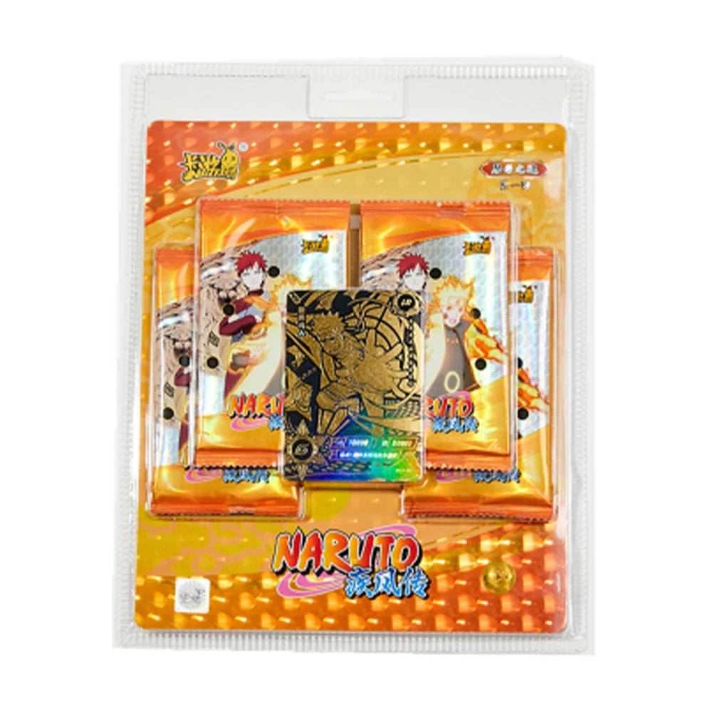 The New KAYOU Naruto Card The Chapter of Soldiers Naruto Bronzing Inheritance Collection BP Card Children's Gift Collection Card