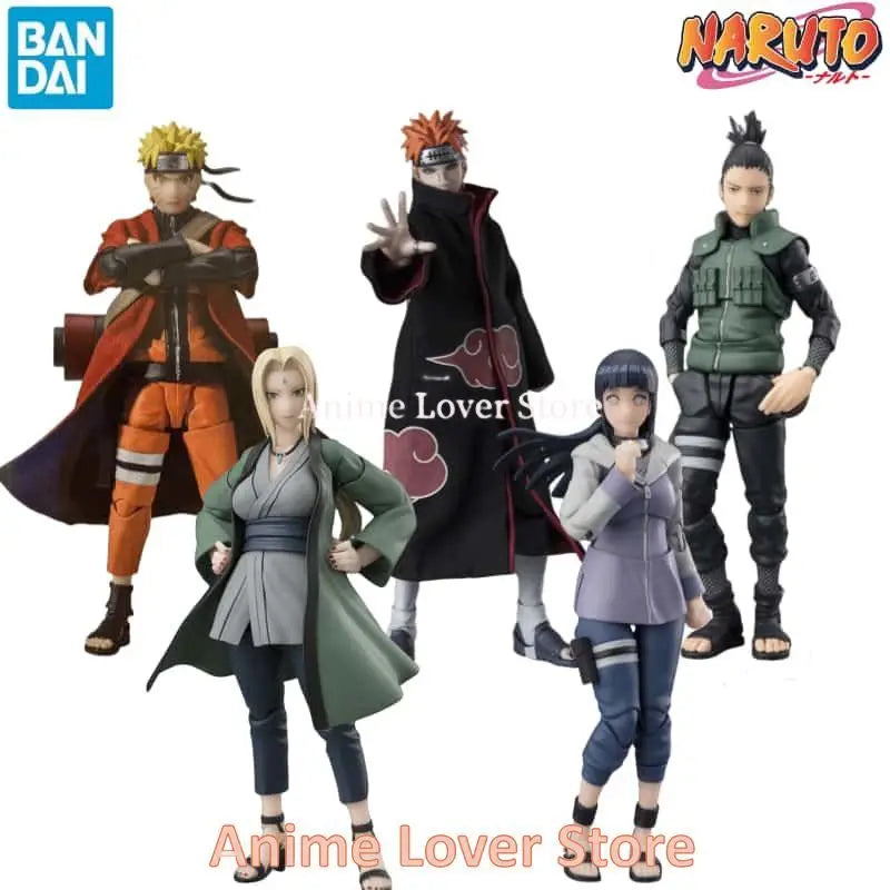 Bandai SHFiguarts SHF Naruto Uzumaki Naruto Uchiha Sasuke Madara Haruno Sakura Hatake Kakashi Jiraiya Orochimaru Anime Figures