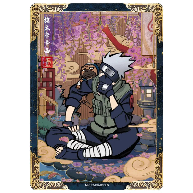 kayou Naruto cards XR-001-006 Naruto Uzumaki Jiraiya Namikaze Minato Kakashi Hagi Boy Anime Collection Cards, Holiday Gifts