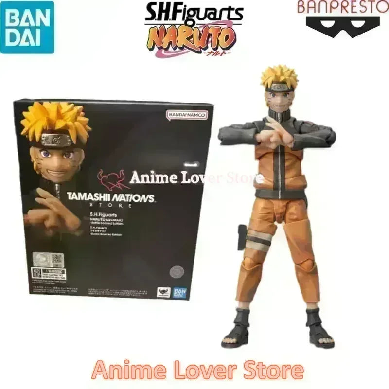 Bandai SHFiguarts SHF Naruto Uzumaki Naruto Uchiha Sasuke Madara Haruno Sakura Hatake Kakashi Jiraiya Orochimaru Anime Figures