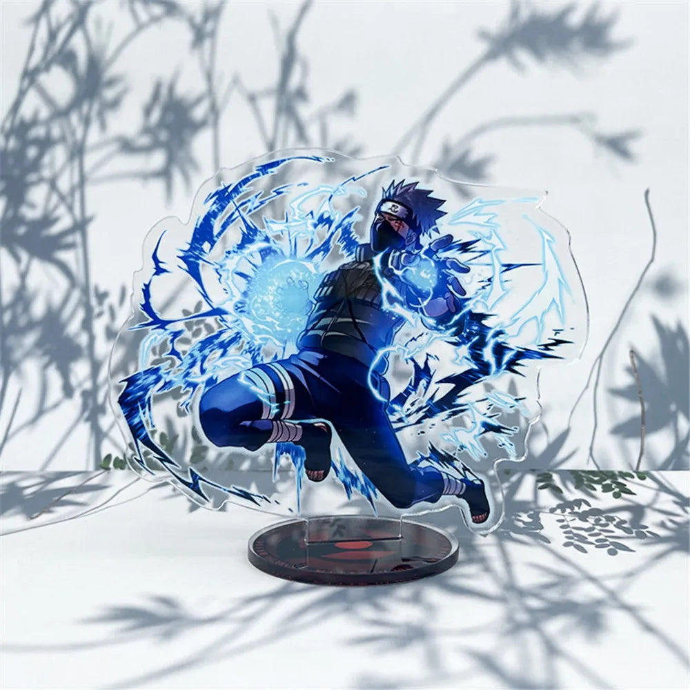 41Style Acrylic Stand Figure Hatake Kakashi Uzumaki Uchiha Sasuke Haruno Sakura Orochimaru Gaara 3D Model For Kid