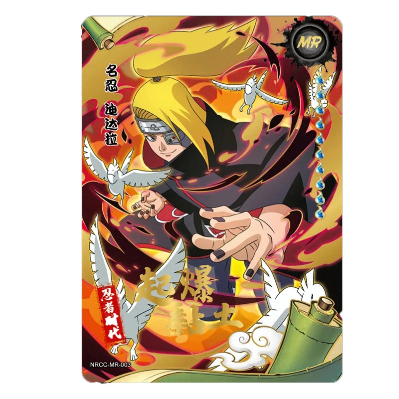 kayou Naruto cards XR-001-006 Naruto Uzumaki Jiraiya Namikaze Minato Kakashi Hagi Boy Anime Collection Cards, Holiday Gifts