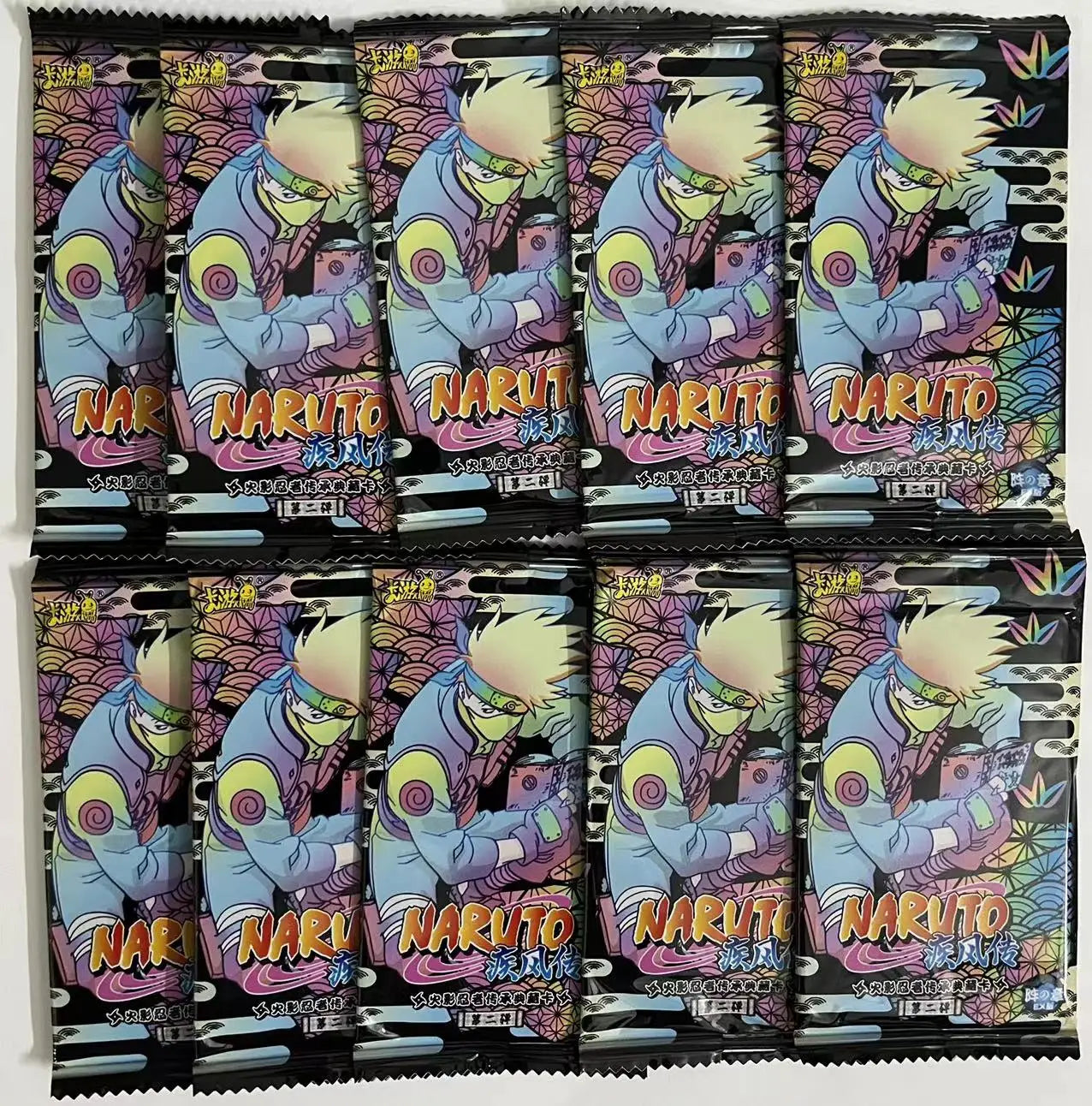 The New KAYOU Naruto Card The Chapter of Soldiers Naruto Bronzing Inheritance Collection BP Card Children's Gift Collection Card