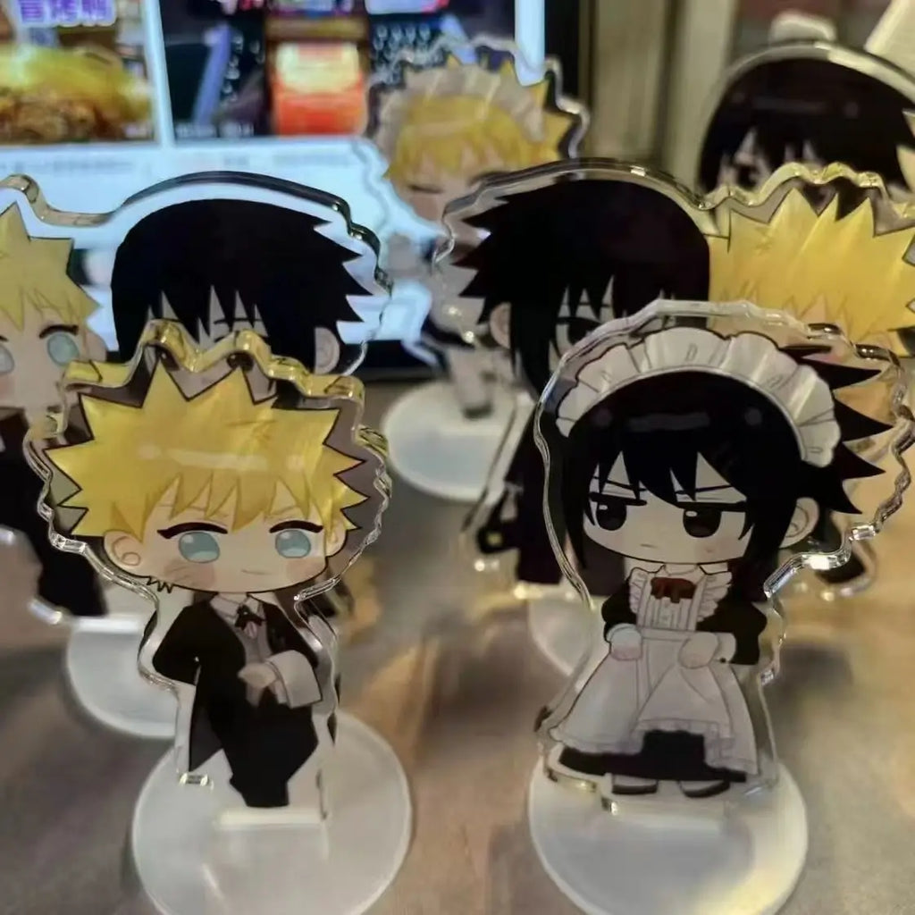 NARUTO Acrylic Stand Figure Uzumaki Naruto Uchiha Sasuke Anime Peripherals Cute Originality Good-looking Desktop Ornament New