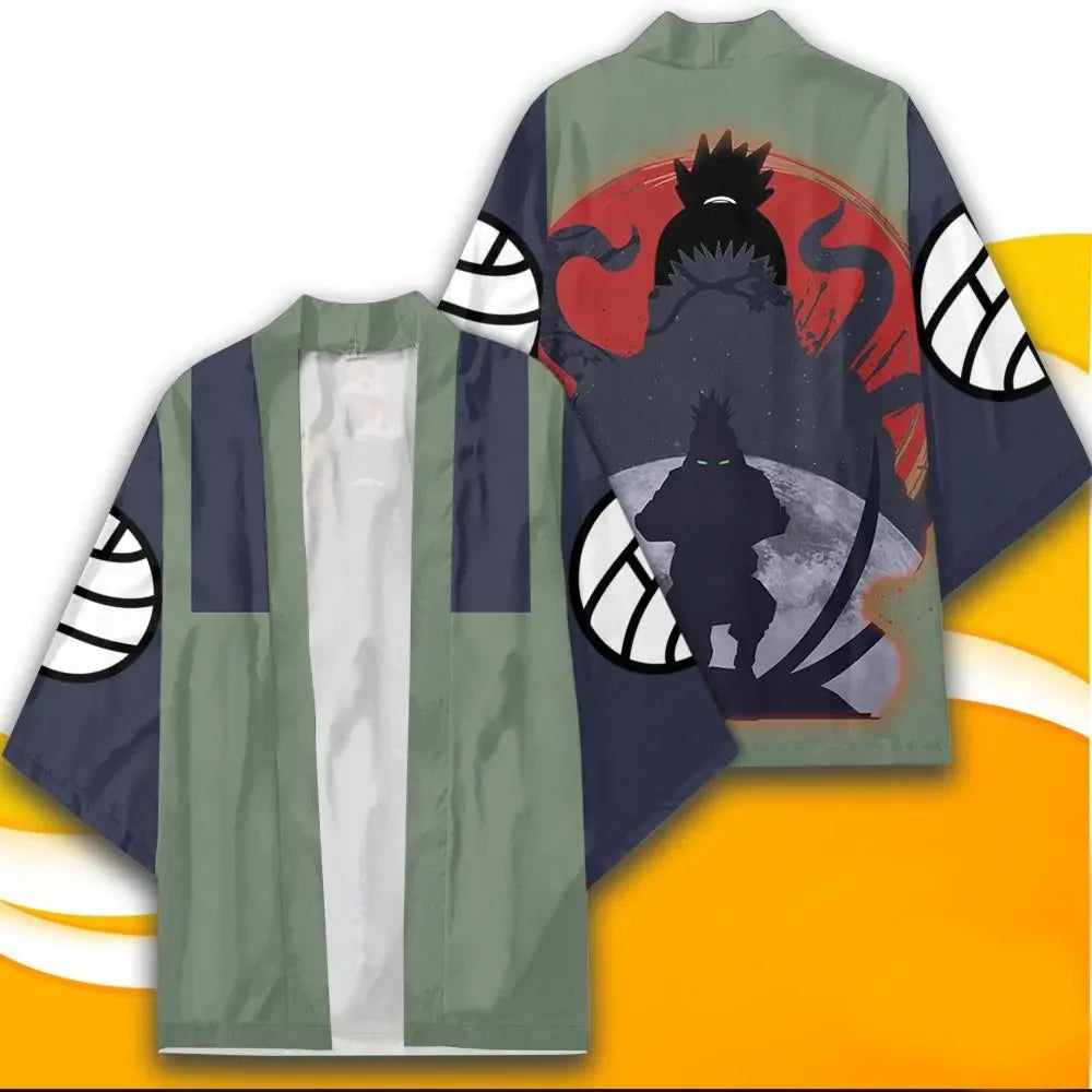 Naruto Anime Peripheral Set Yuori Kimono Jacket Naruto Li Locke Suit Bathrobe Two-Dimensional Cloak Pajamas