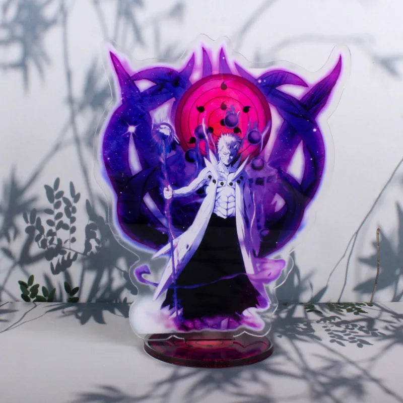 41Style Acrylic Stand Figure Hatake Kakashi Uzumaki Uchiha Sasuke Haruno Sakura Orochimaru Gaara 3D Model For Kid