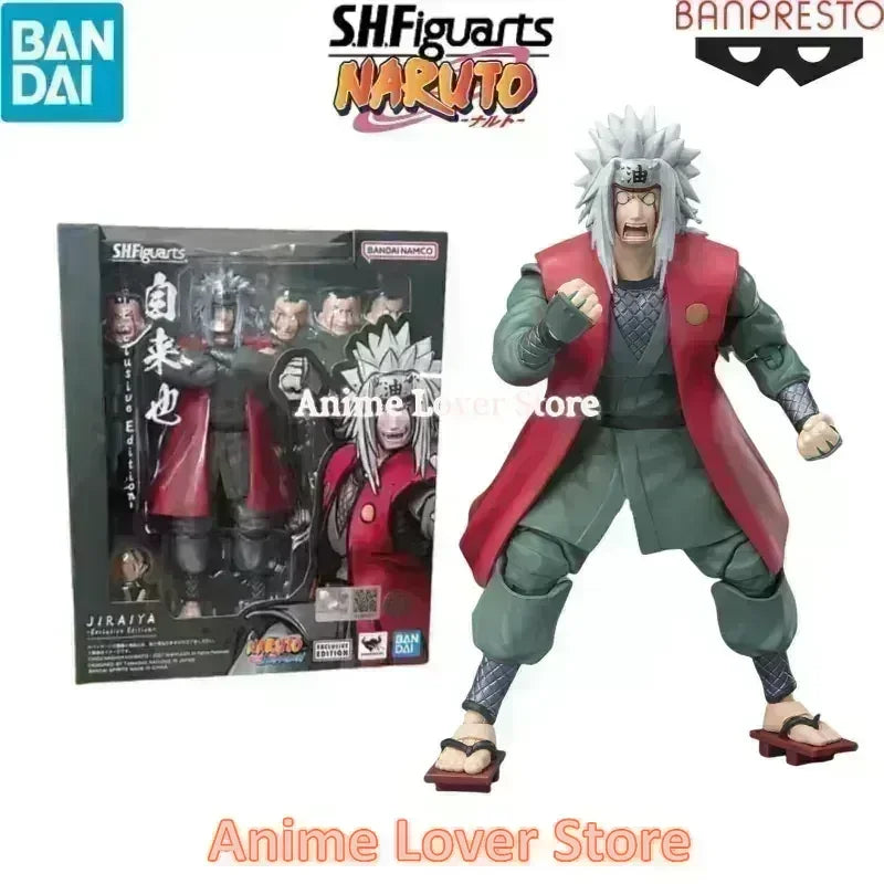 Bandai SHFiguarts SHF Naruto Uzumaki Naruto Uchiha Sasuke Madara Haruno Sakura Hatake Kakashi Jiraiya Orochimaru Anime Figures